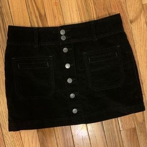 FP size 27 button up corduroy skirt